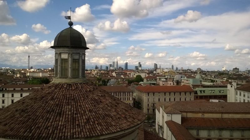 Panorama dal campanile san vittore al corpo